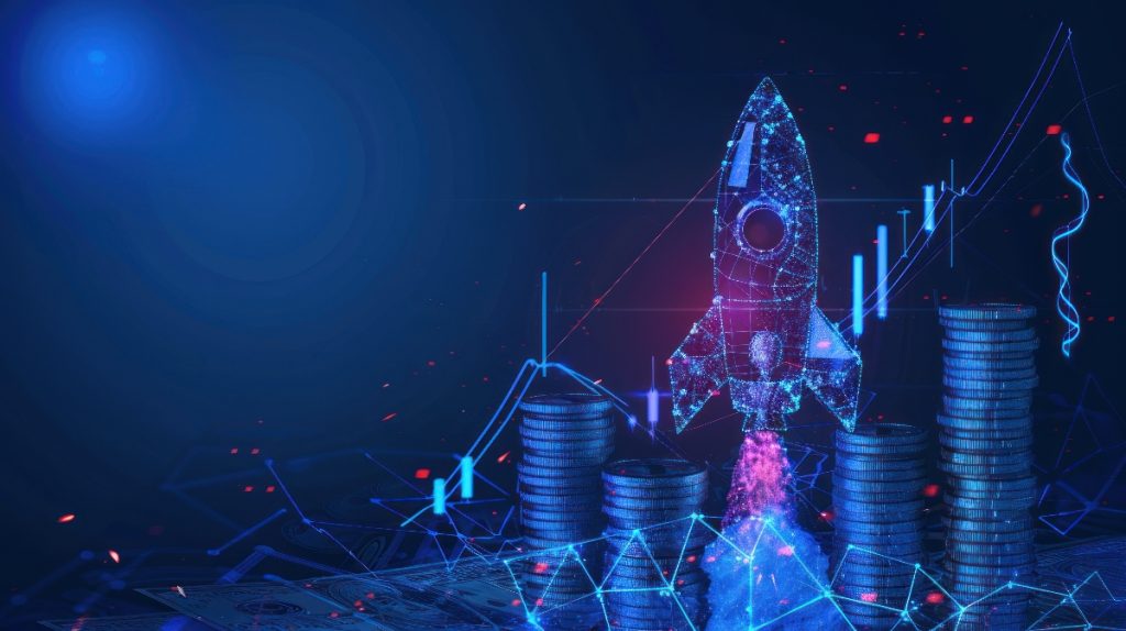 Digital rocket takeoff