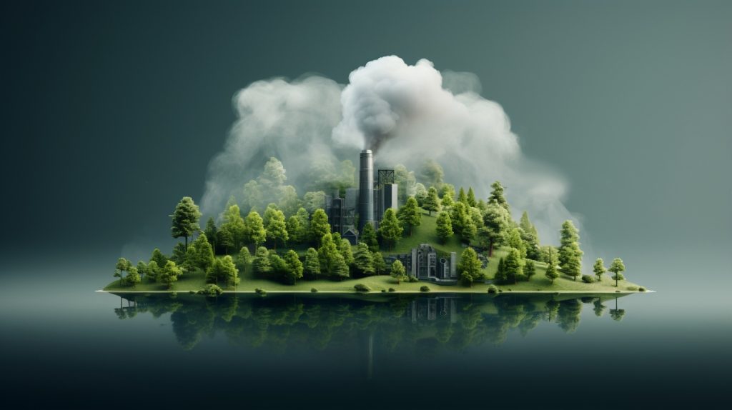 Carbon emissions on a city