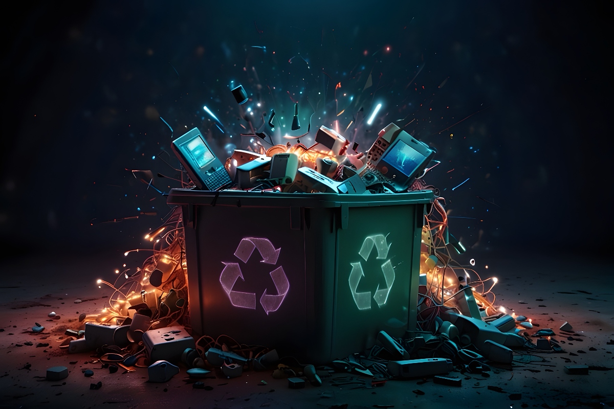 AI waste recycling